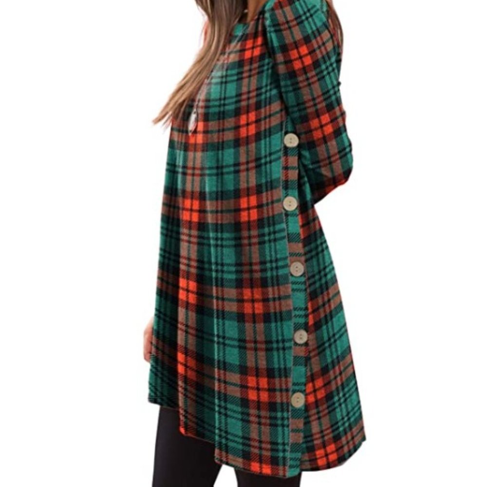*iGENJUN* LONG SLEEVE TUNIC DRESS NWT